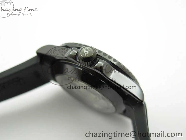 5GF Black Black Best SA3135 Cream Ceramic Dial Submariner on 40mm Strap Rubber Edition 1224
